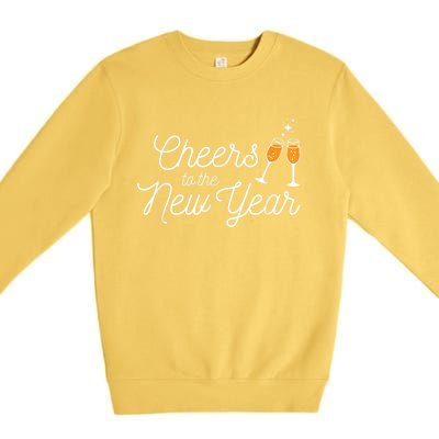 Cheers To The New Year New Years Premium Crewneck Sweatshirt