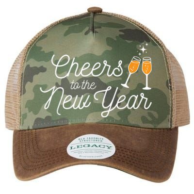 Cheers To The New Year New Years Legacy Tie Dye Trucker Hat