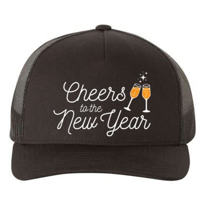 Cheers To The New Year New Years Yupoong Adult 5-Panel Trucker Hat