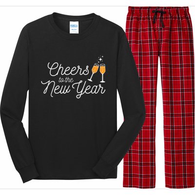 Cheers To The New Year New Years Long Sleeve Pajama Set