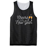 Cheers To The New Year New Years Mesh Reversible Basketball Jersey Tank