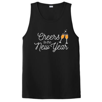 Cheers To The New Year New Years PosiCharge Competitor Tank