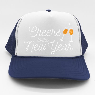 Cheers To The New Year New Years Trucker Hat