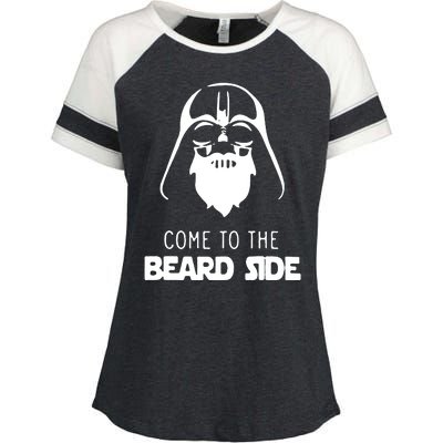 Come To The Beard Side Enza Ladies Jersey Colorblock Tee