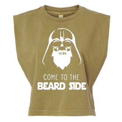 Come To The Beard Side Garment-Dyed Women's Muscle Tee