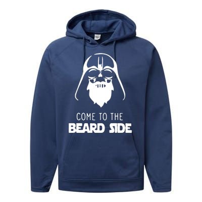 Come To The Beard Side Performance Fleece Hoodie