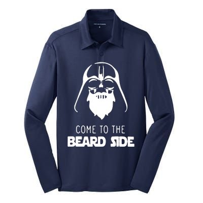 Come To The Beard Side Silk Touch Performance Long Sleeve Polo