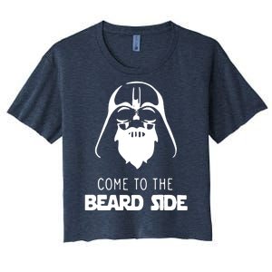 Come To The Beard Side Women's Crop Top Tee