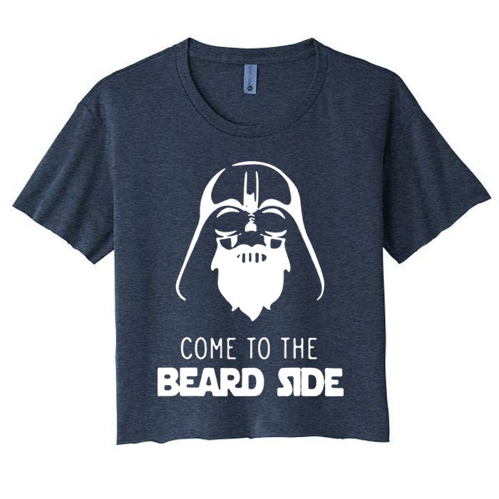 Come To The Beard Side Women's Crop Top Tee