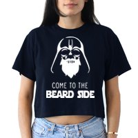 Come To The Beard Side Women's Crop Top Tee