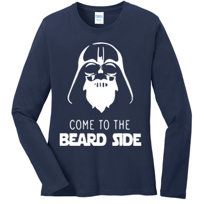 Come To The Beard Side Ladies Long Sleeve Shirt