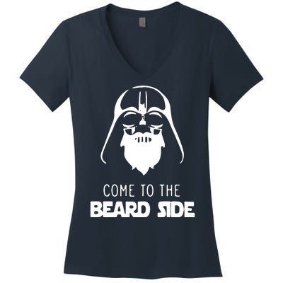 Come To The Beard Side Women's V-Neck T-Shirt