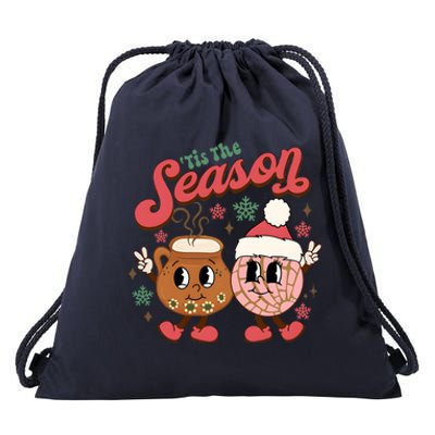 Christmas Tis The Season Mexican Christmas Spanish Christmas Drawstring Bag