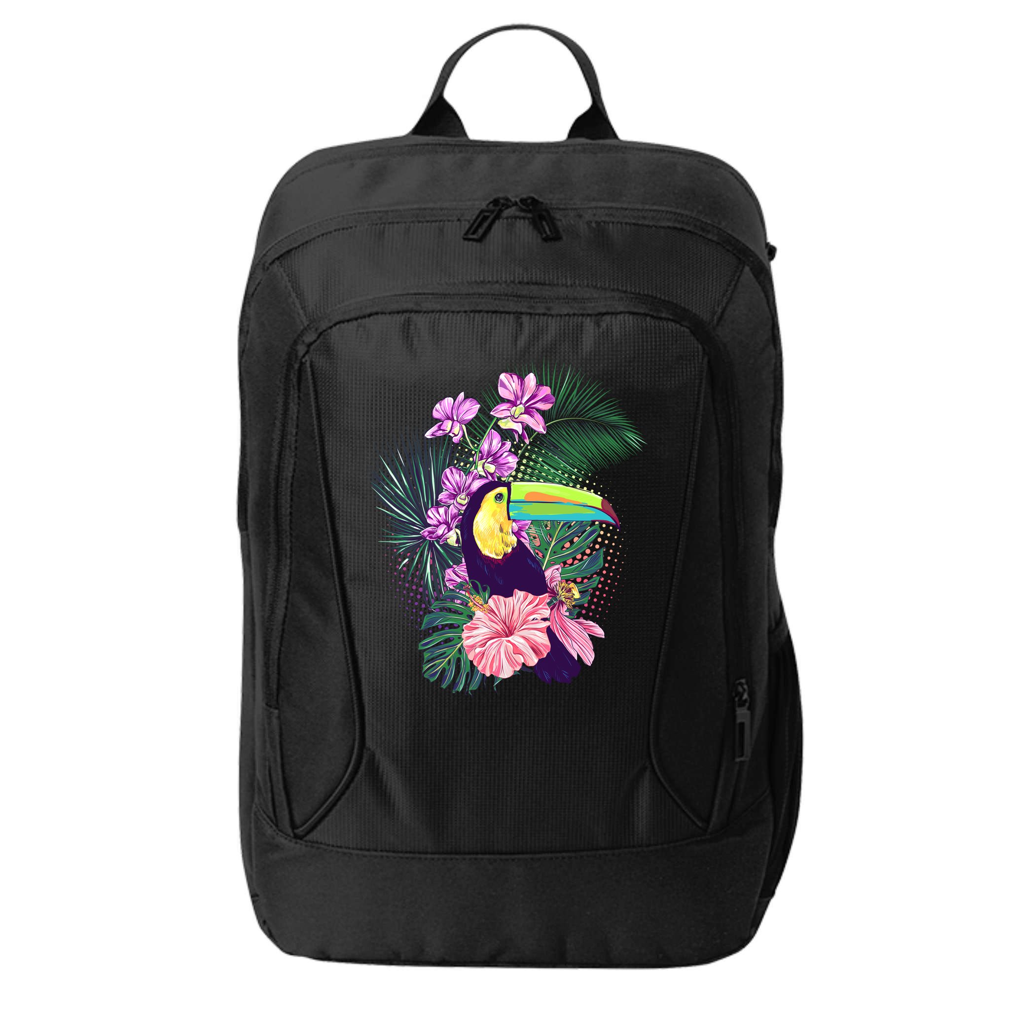 Cute Tropical Toucan Bird City Backpack