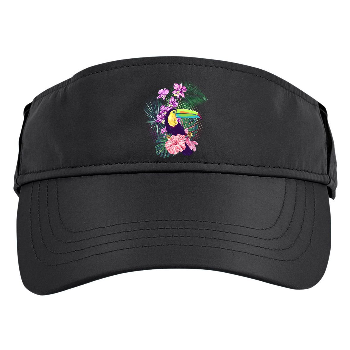 Cute Tropical Toucan Bird Adult Drive Performance Visor