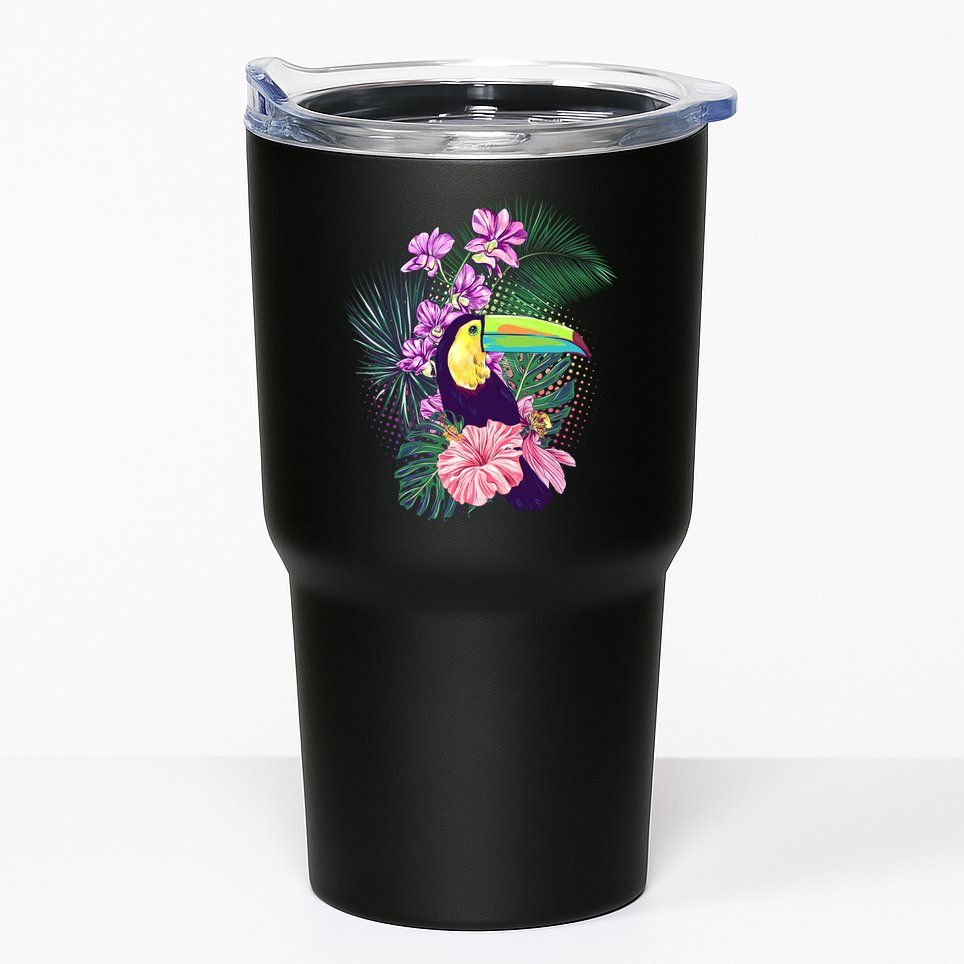 Cute Tropical Toucan Bird Tumbler