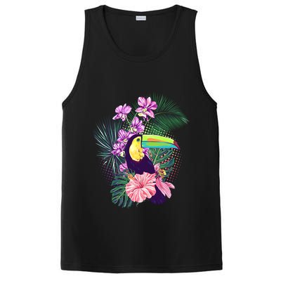 Cute Tropical Toucan Bird PosiCharge Competitor Tank