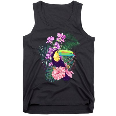 Cute Tropical Toucan Bird Tank Top