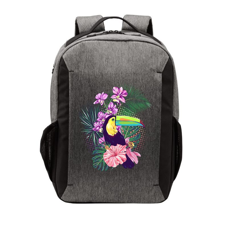 Cute Tropical Toucan Bird Vector Backpack