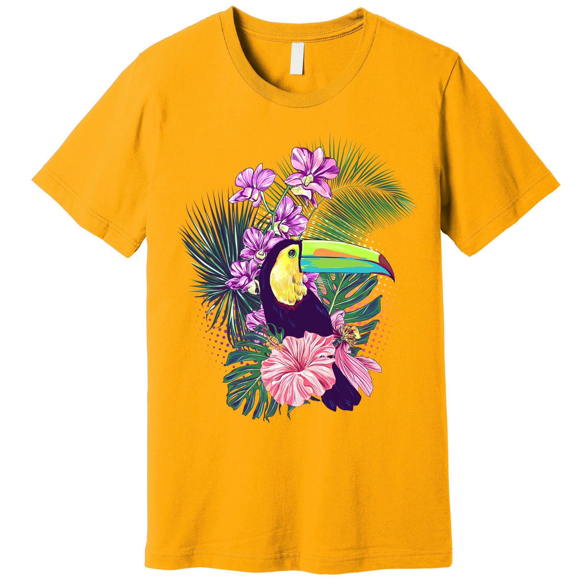 Cute Tropical Toucan Bird Premium T-Shirt