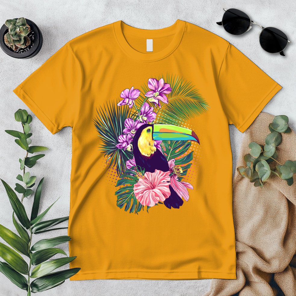 Cute Tropical Toucan Bird Premium T-Shirt