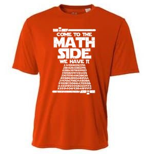 Come To The Math Side We Have Pi Gift 3 14 Day Math Geek Gift Cooling Performance Crew T-Shirt