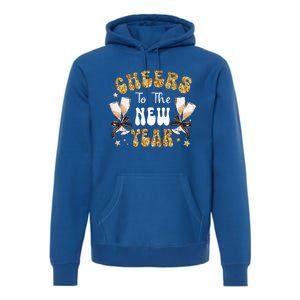 Cheers To The New Year 2024 Champagne Happy New Year 2024  Premium Hoodie