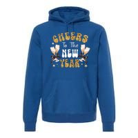 Cheers To The New Year 2024 Champagne Happy New Year 2024  Premium Hoodie