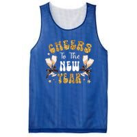 Cheers To The New Year 2024 Champagne Happy New Year 2024  Mesh Reversible Basketball Jersey Tank