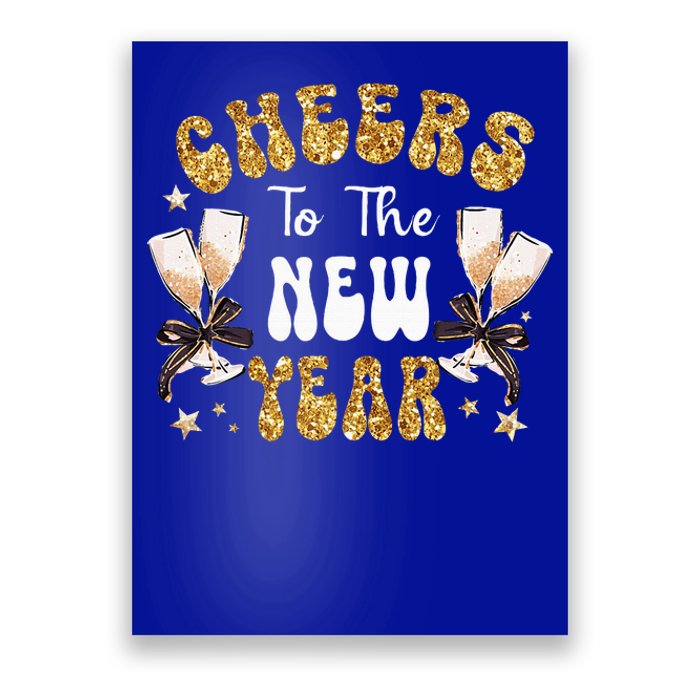 Cheers To The New Year 2024 Champagne Happy New Year 2024  Poster