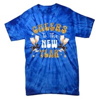 Cheers To The New Year 2024 Champagne Happy New Year 2024  Tie-Dye T-Shirt