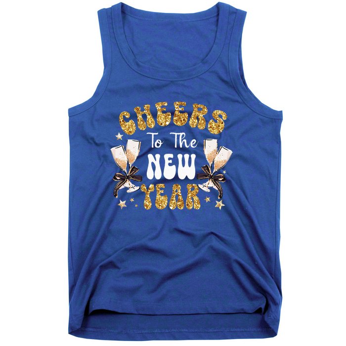 Cheers To The New Year 2024 Champagne Happy New Year 2024  Tank Top