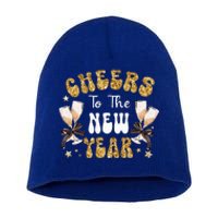 Cheers To The New Year 2024 Champagne Happy New Year 2024  Short Acrylic Beanie