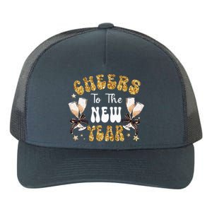 Cheers To The New Year 2024 Champagne Happy New Year 2024  Yupoong Adult 5-Panel Trucker Hat