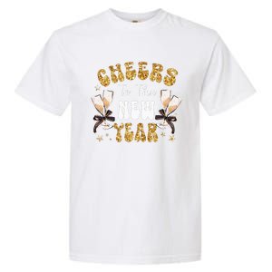 Cheers To The New Year 2024 Champagne Happy New Year 2024  Garment-Dyed Heavyweight T-Shirt