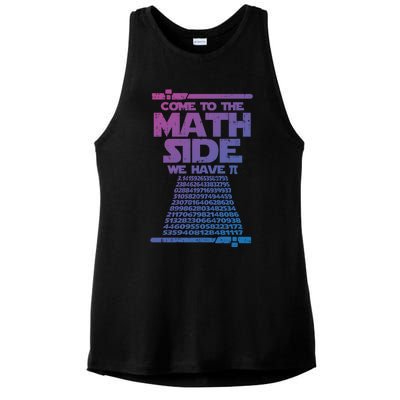 Come To The Math Side We Have Pi Gift 3 14 Day Math Geek Gift Ladies PosiCharge Tri-Blend Wicking Tank