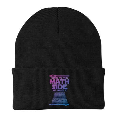 Come To The Math Side We Have Pi Gift 3 14 Day Math Geek Gift Knit Cap Winter Beanie