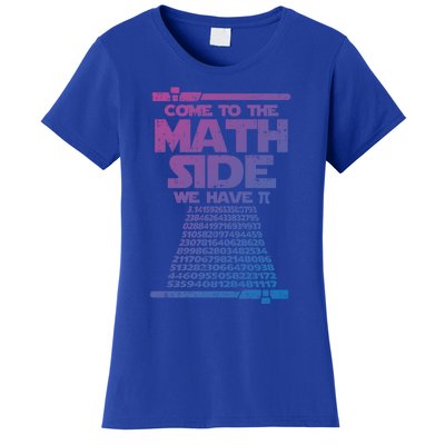 Come To The Math Side We Have Pi Gift 3 14 Day Math Geek Gift Women's T-Shirt