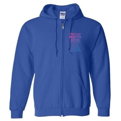 Come To The Math Side We Have Pi Gift 3 14 Day Math Geek Gift Full Zip Hoodie
