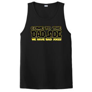 Come To The Dad Side We Have Bad Jokes PosiCharge Competitor Tank