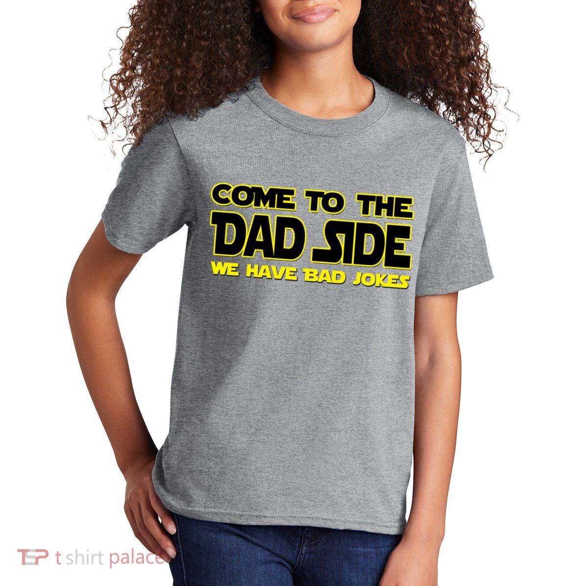 Come To The Dad Side We Have Bad Jokes Kids T-Shirt