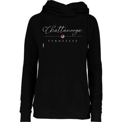 Chattanooga Tennessee Tn On Chattanooga Womens Funnel Neck Pullover Hood