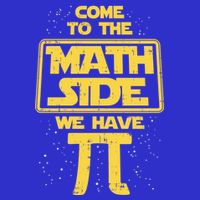 Come To The Math Side We Have Pi Gift Day Math Geek Galaxy Gift Mousepad