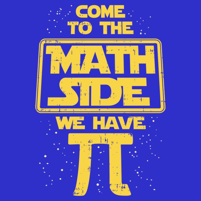 Come To The Math Side We Have Pi Gift Day Math Geek Galaxy Gift Mousepad