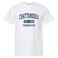 Chattanooga Tennessee Tn Vintage Sports Garment-Dyed Heavyweight T-Shirt