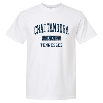 Chattanooga Tennessee Tn Vintage Sports Garment-Dyed Heavyweight T-Shirt