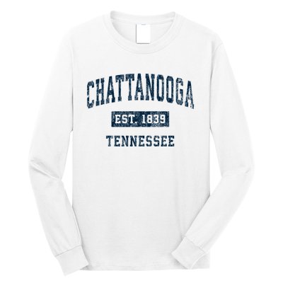 Chattanooga Tennessee Tn Vintage Sports Long Sleeve Shirt