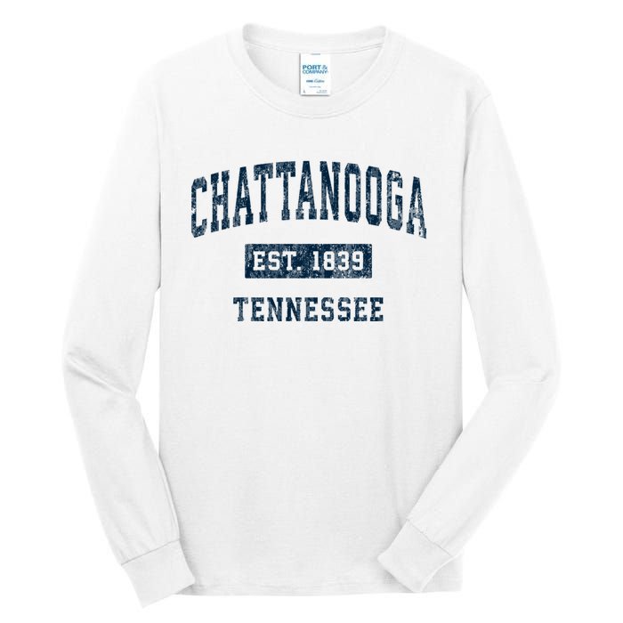 Chattanooga Tennessee Tn Vintage Sports Tall Long Sleeve T-Shirt