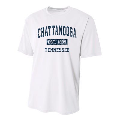 Chattanooga Tennessee Tn Vintage Sports Performance Sprint T-Shirt