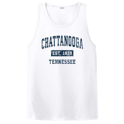 Chattanooga Tennessee Tn Vintage Sports PosiCharge Competitor Tank